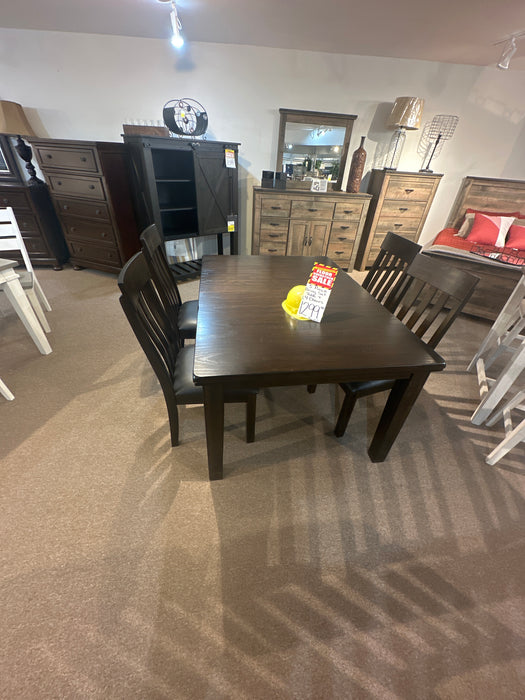 Table and 4 chair set