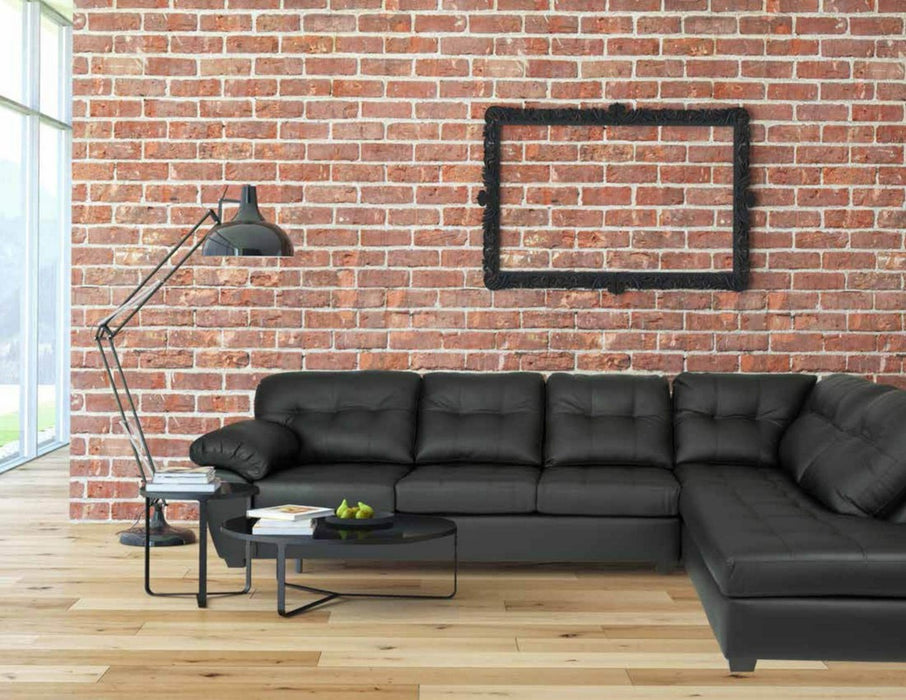 Leather Look 2PC Sectional (1111)