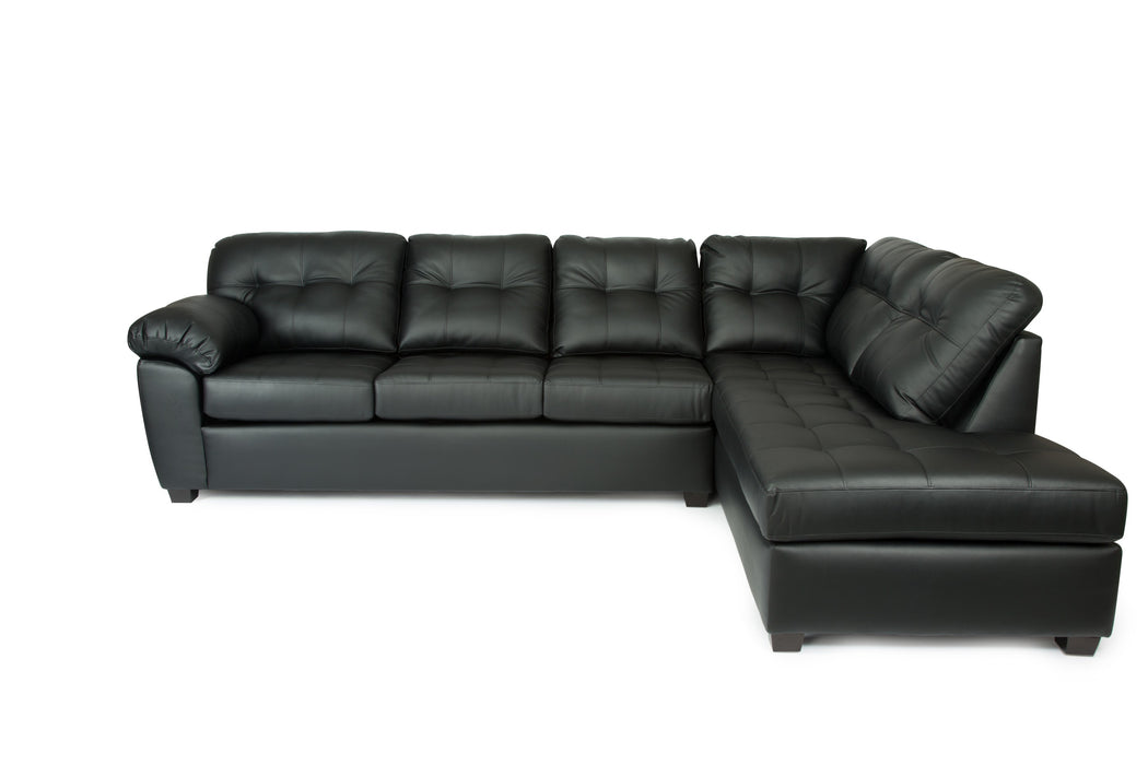 Leather Look 2PC Sectional (1111)