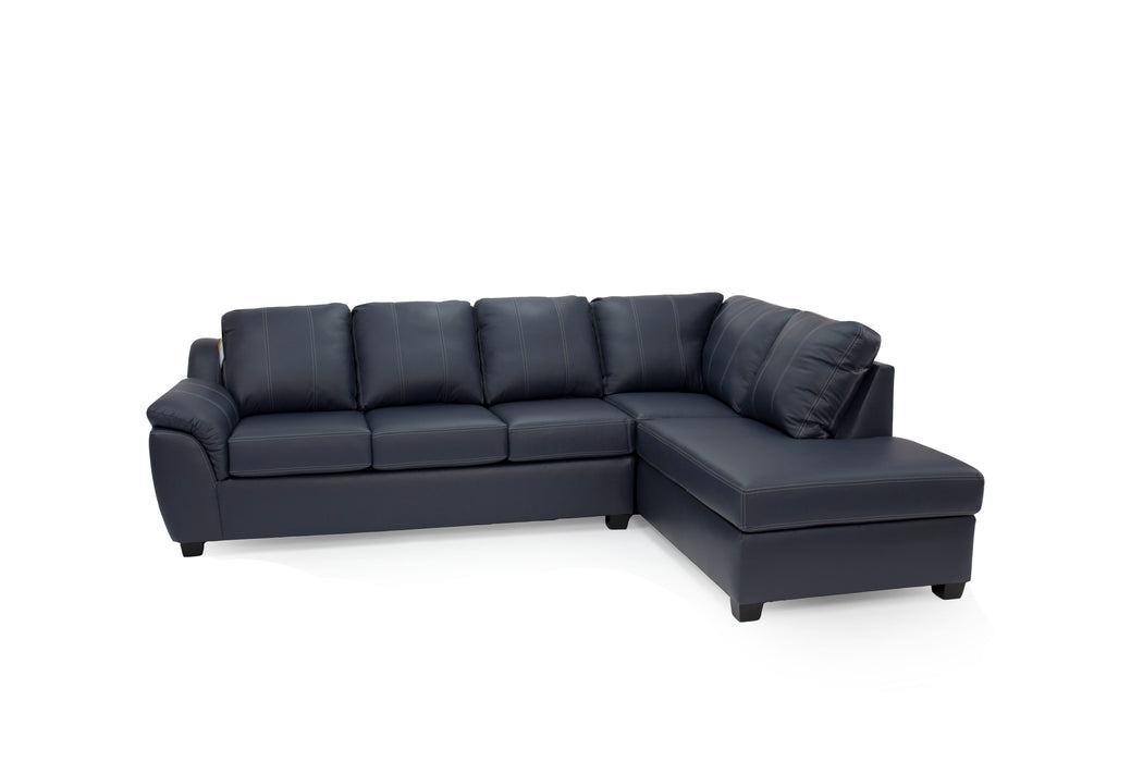 Leather Look 2PC Sectional (5155)