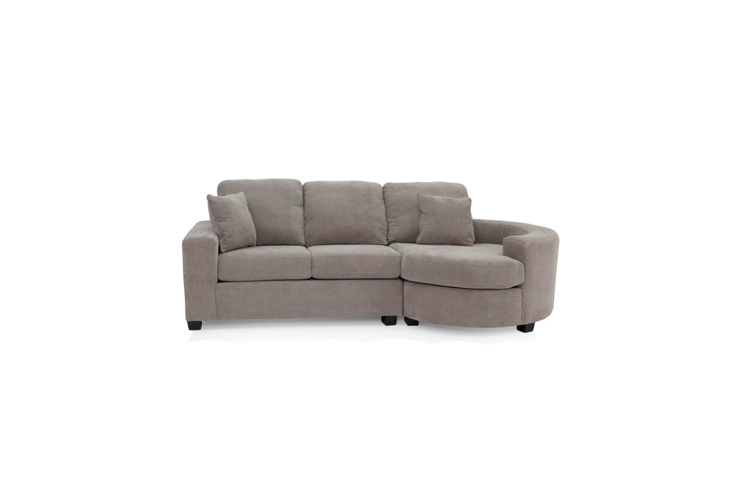 Fabric 2PC Sectional (1250)