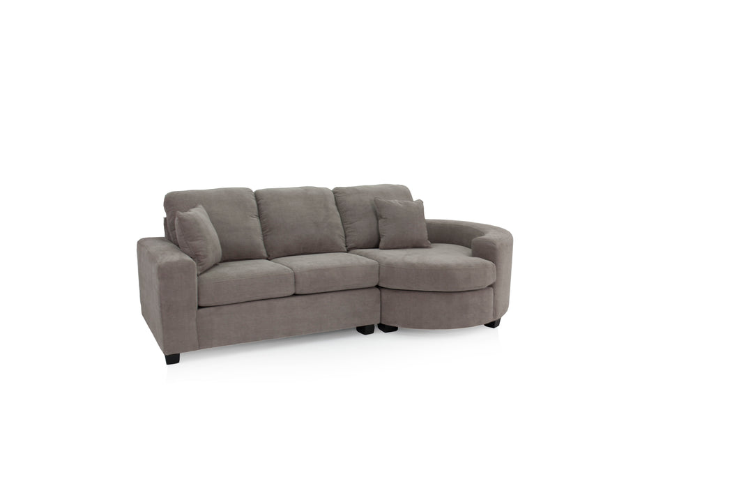 Fabric 2PC Sectional (1250)