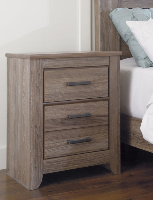 Zelen Two Drawer Night Stand (8027150549309)
