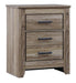 Zelen Two Drawer Night Stand (8027150549309)
