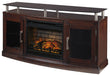 Chanceen 60" TV Stand with Electric Fireplace (8027029274941)