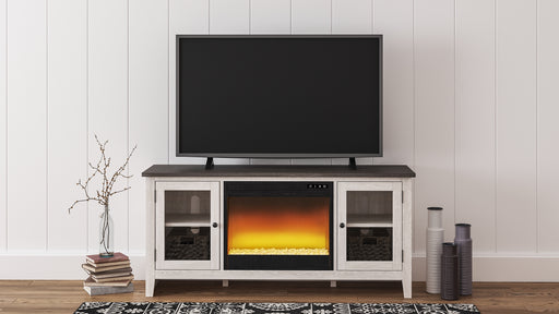 Dorrinson 60" TV Stand with Electric Fireplace (8027006173501)