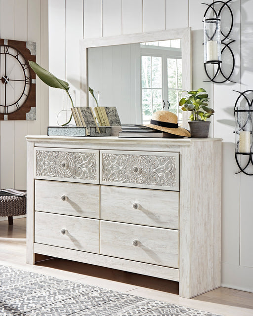 Paxberry Dresser and Mirror (8027151040829)