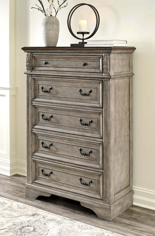 Lodenbay Five Drawer Chest (8027063517501)