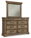 Markenburg Dresser and Mirror (8027134067005)