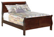 Alisdair Full Sleigh Bed with Mirrored Dresser and 2 Nightstands (8027059978557)