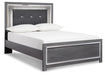 Lodanna Full Panel Bed with Mirrored Dresser, Chest and 2 Nightstands (8027073642813)