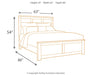 Juararo Queen Panel Bed with Dresser (8027113849149)