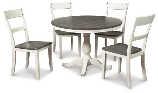 Nelling Dining Table and 4 Chairs (8027030323517)