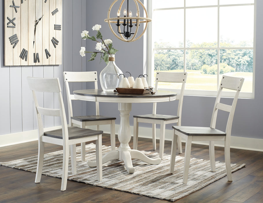 Nelling Dining Table and 4 Chairs (8027030323517)