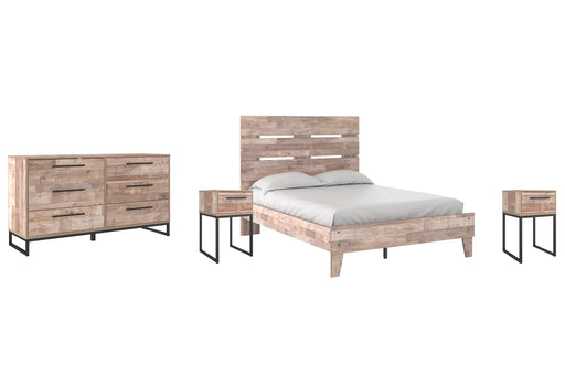 Neilsville Full Platform Bed with Dresser and 2 Nightstands (8027020919101)