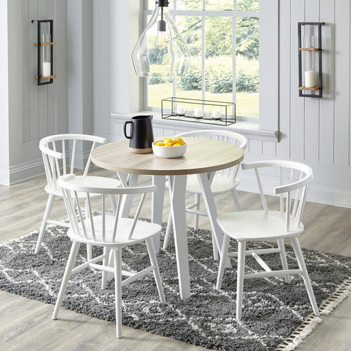 Grannen Dining Table and 4 Chairs (8027154972989)