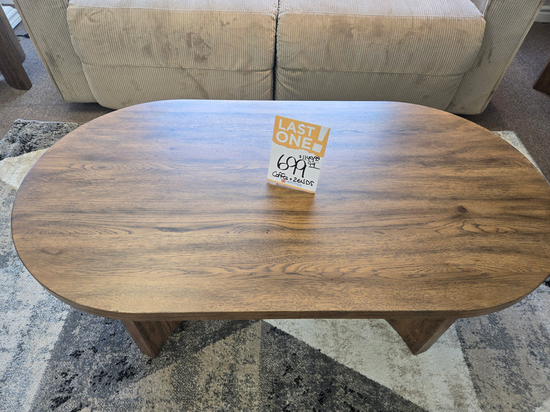 3 Piece Coffee Table and 2 End Tables