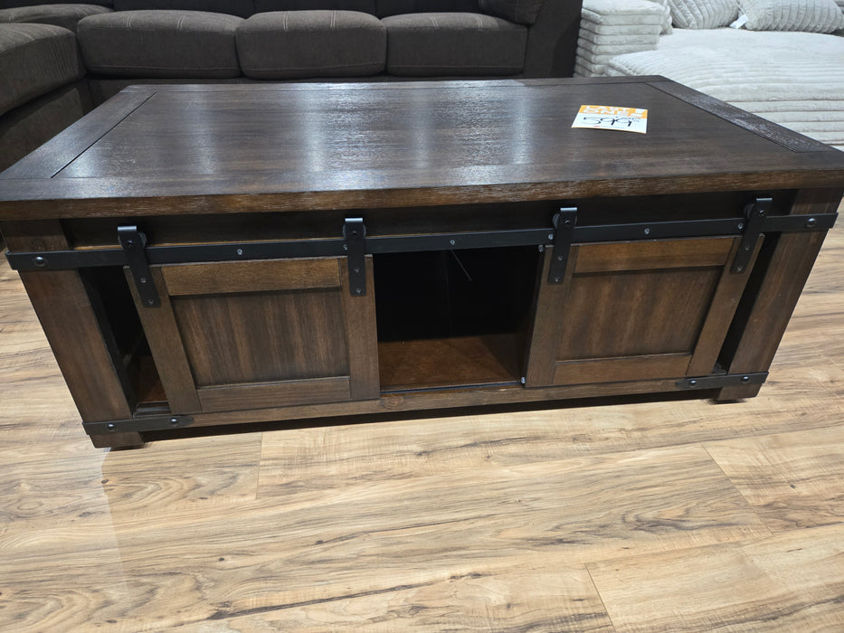 Sliding Door Coffee Table