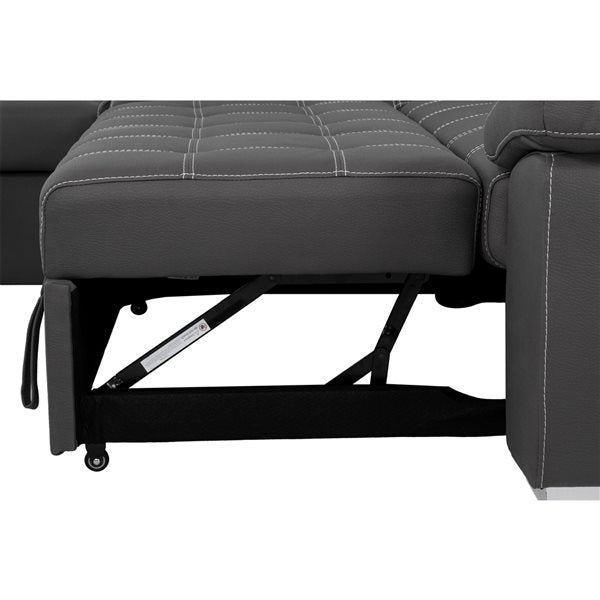 Primo International Zinnia Sectional Sofa Bed with Storage