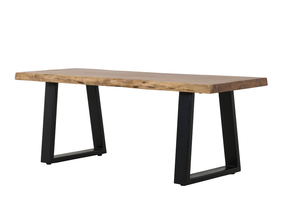 Acacia Wood Top Bench