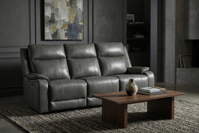 Brindle Power Leather Sofa
