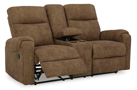 Edenwold DBL Rec Loveseat w/Console