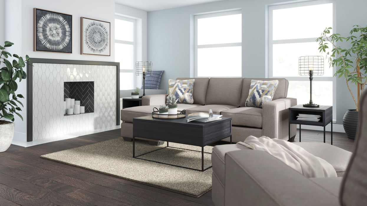 Greaves Sofa Chaise, Chair, and Ottoman