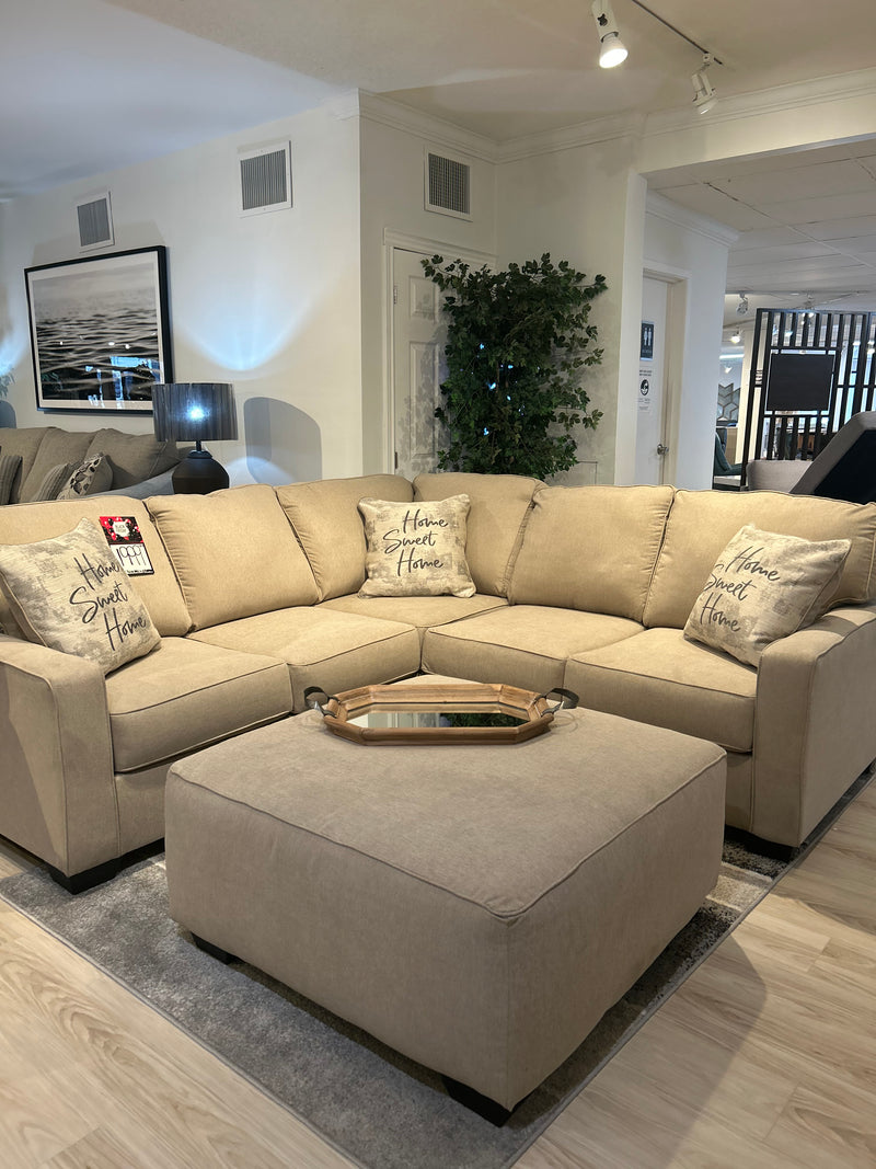 Lucina 2-Piece Sectional and Ottoman