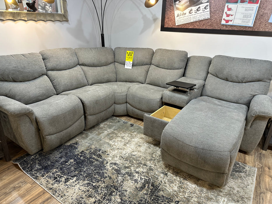 La Z Boy Triple Power Reclining Sectional