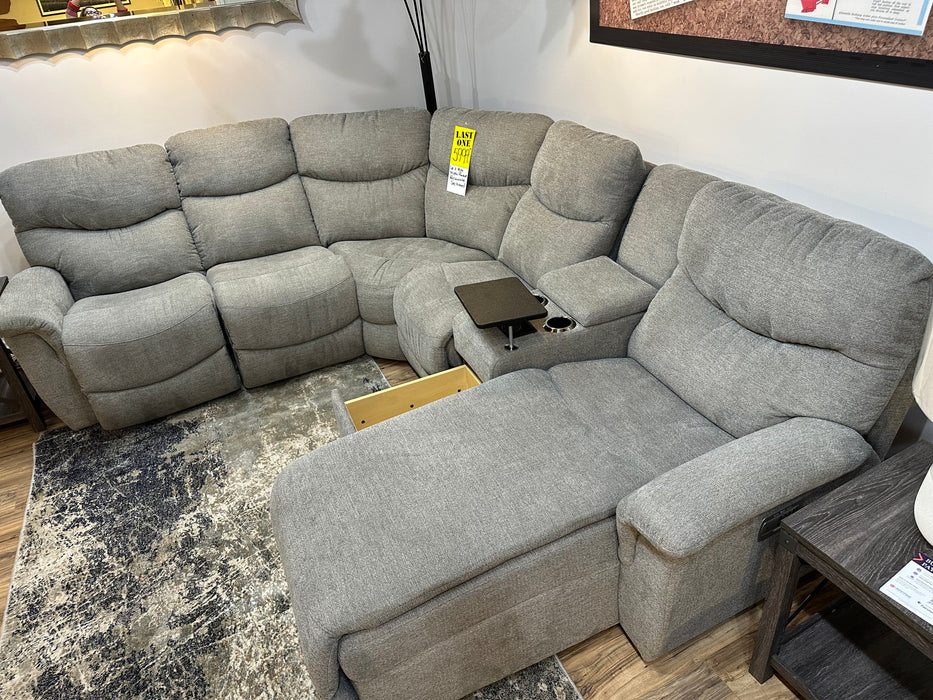 La Z Boy Triple Power Reclining Sectional