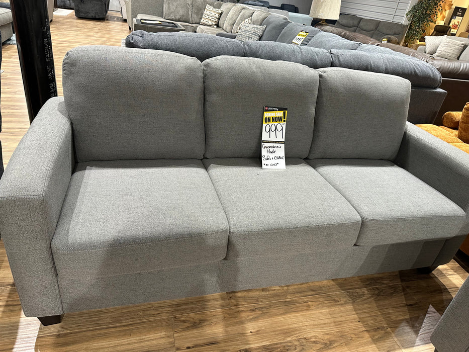 Canadian-made Sofa + Chair