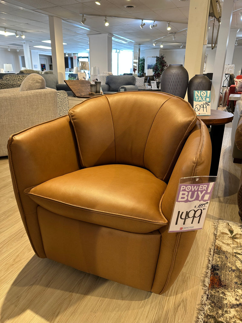 Bliss Swivel Chair (Texas Toffee)