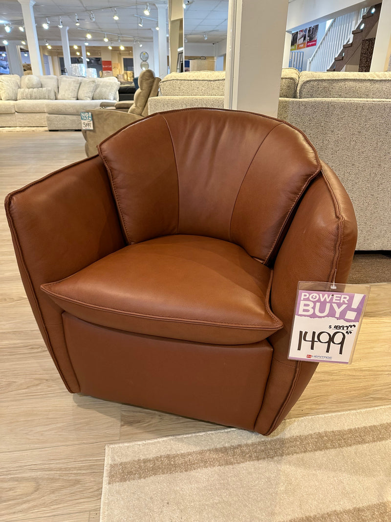 Bliss Swivel Chair (Ranger Caramel)