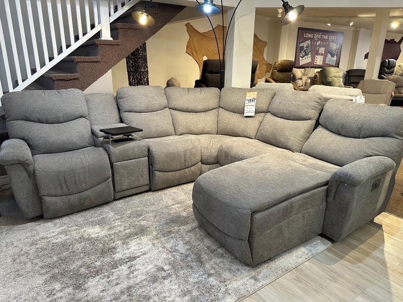 La Z Boy Triple Power Reclining Sectional