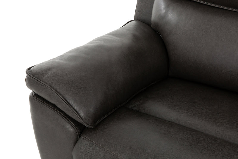 Knox Power Leather Sectional