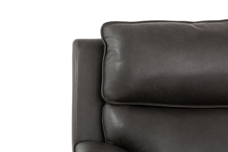 Knox Power Leather Sectional