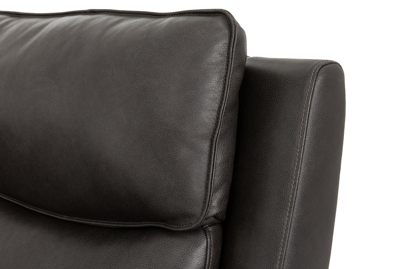 Knox Power Leather Sectional