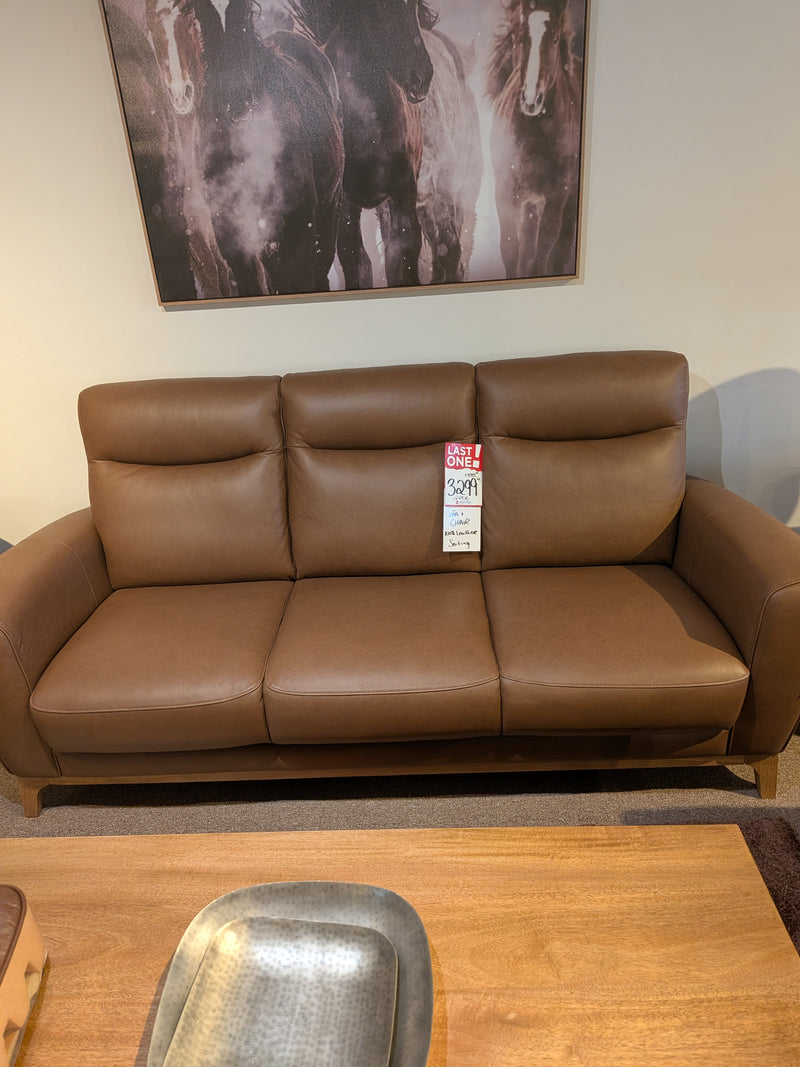 Leather Sofa and Chair