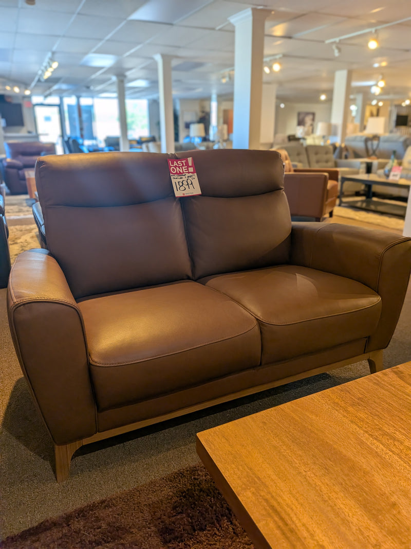 Leather Loveseat