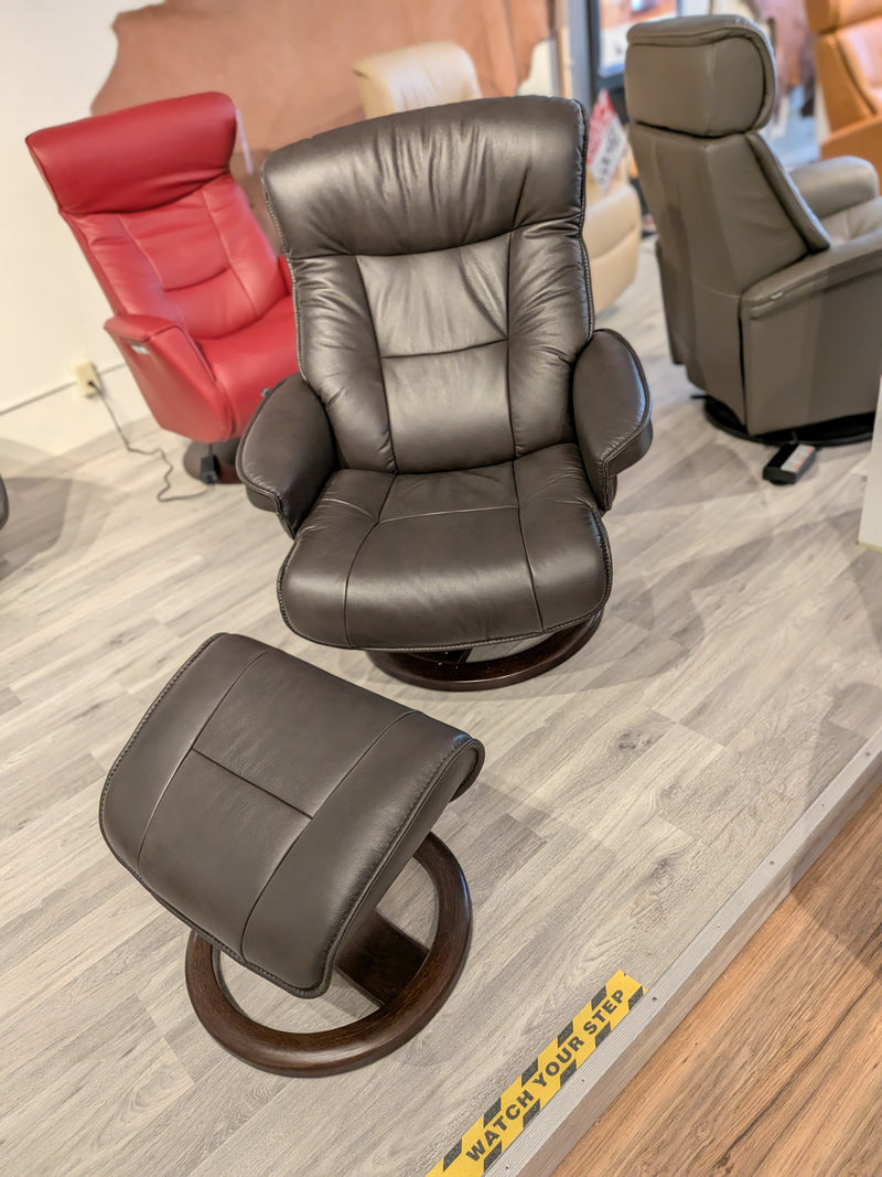 Fjord Bergen Recliner and Ottoman