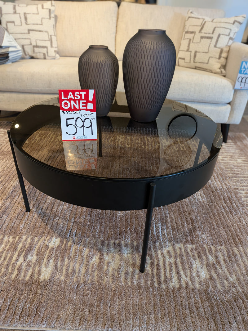 Three Piece Coffee Table Set