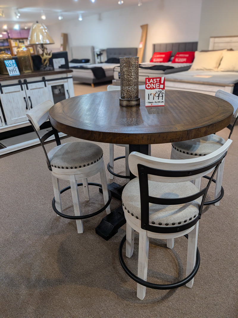 Five Piece Counter Height Dining Set