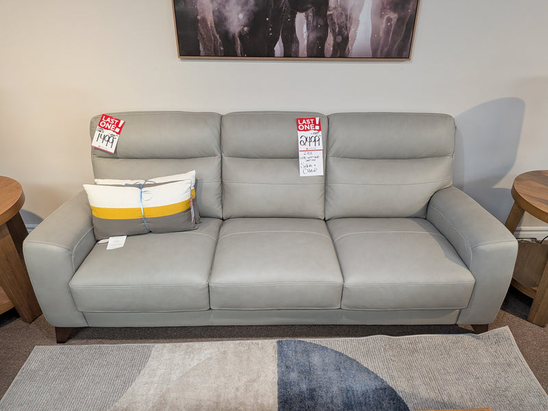 Leather Sofa and Chair