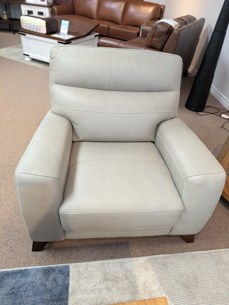 Leather Sofa and Chair