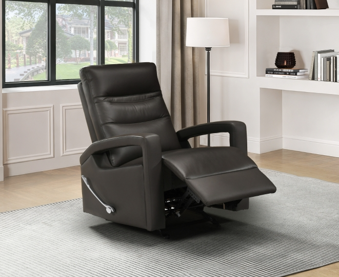 Mazin Leather Glider Recliner