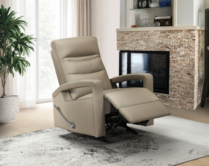 Mazin Leather Glider Recliner