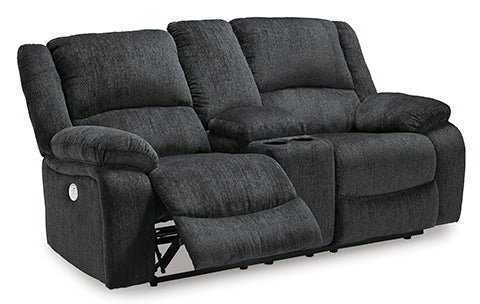 Draycoll DBL REC PWR Loveseat w/Console