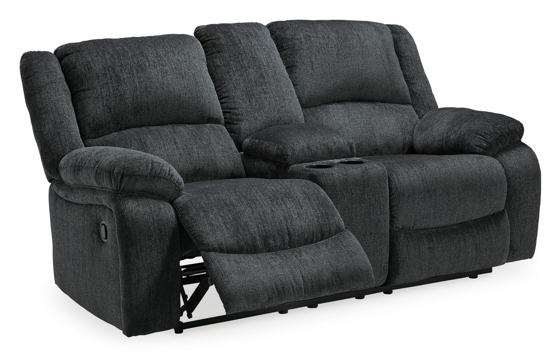 Draycoll DBL Rec Loveseat w/Console