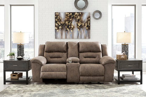 Stoneland DBL REC PWR Loveseat w/Console