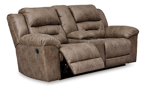 Stoneland DBL Rec Loveseat w/Console
